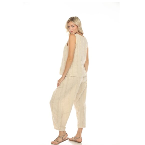 Fringe style Sleeveless Top - Picture 3 of 3